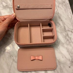 Pink Coach Travel Jewelry Box
